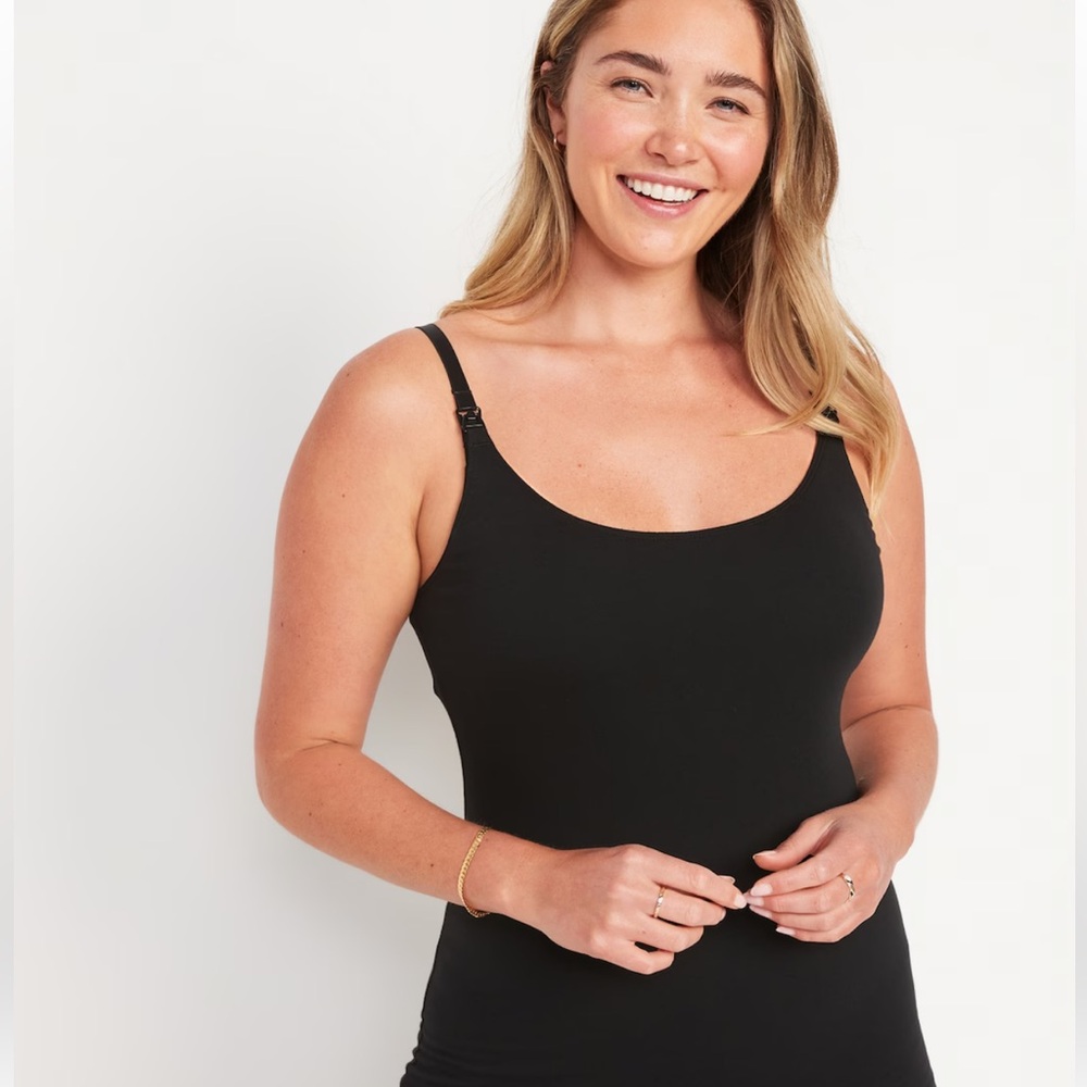 2 Pack Old Navy First Layer Nursing Cami, Black A… - image 3